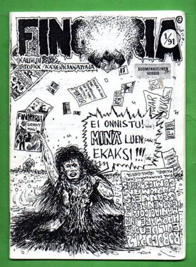 FINGORIA magazine cover Issue 4?  January 1991