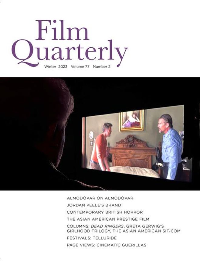FILM QUARTERLY magazine side cover Winter 2023