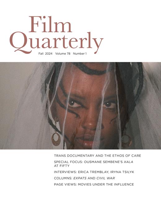 FILM QUARTERLY magazine side cover Fall 2024