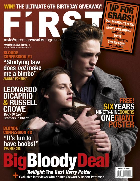FIRST (Si) magazine cover Issue 73 November 2008