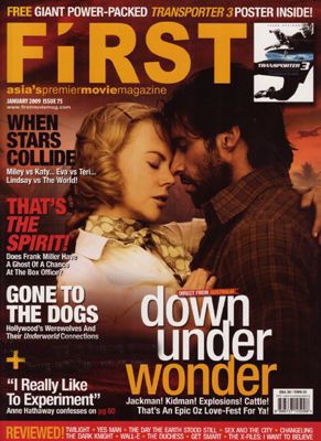 FIRST (Si) magazine cover Issue 75 January 2009