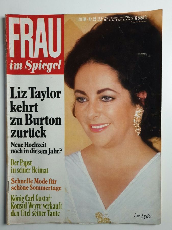FRAU IM SPIEGEL magazine side cover Issue 25 13 June 1979