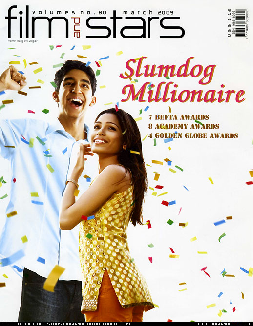 FILM AND STARS magazine side cover Issue 80 March 2009