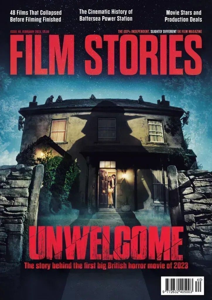 FILM STORIES (UK) magazine side cover Issue 40  February 2023