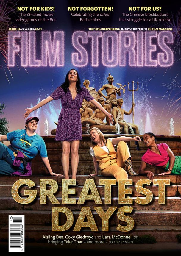 FILM STORIES (UK) magazine side cover Issue 43  July 2023