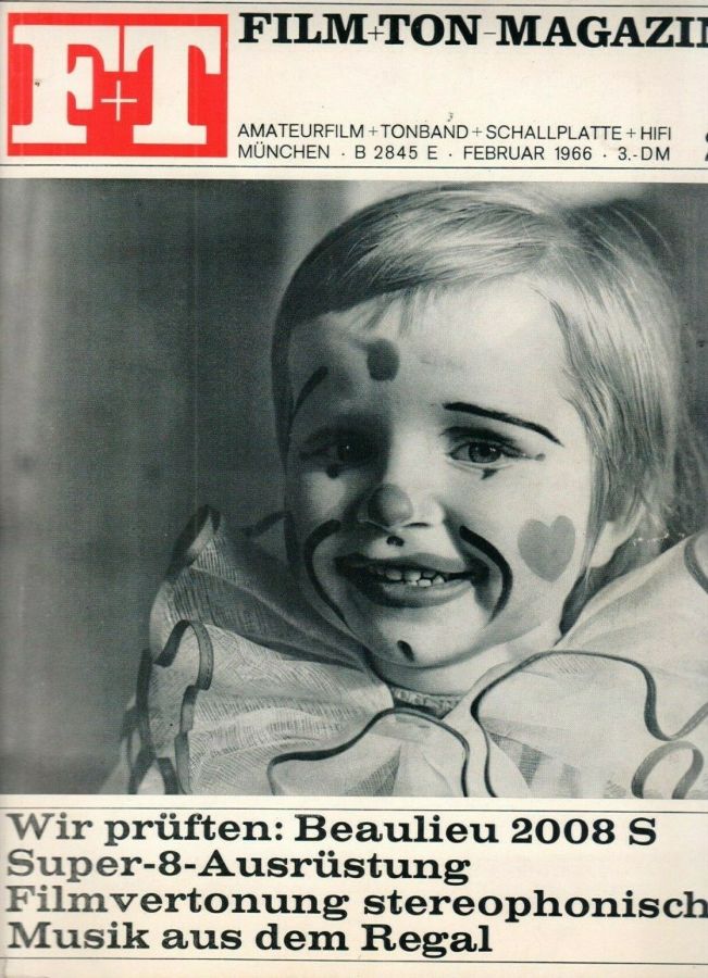 FILM UND TON-MAGAZIN magazine cover  February 1966