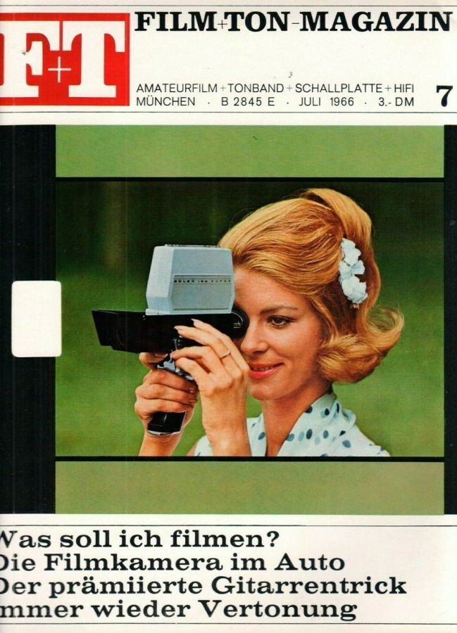 FILM UND TON-MAGAZIN magazine side cover  July 1966