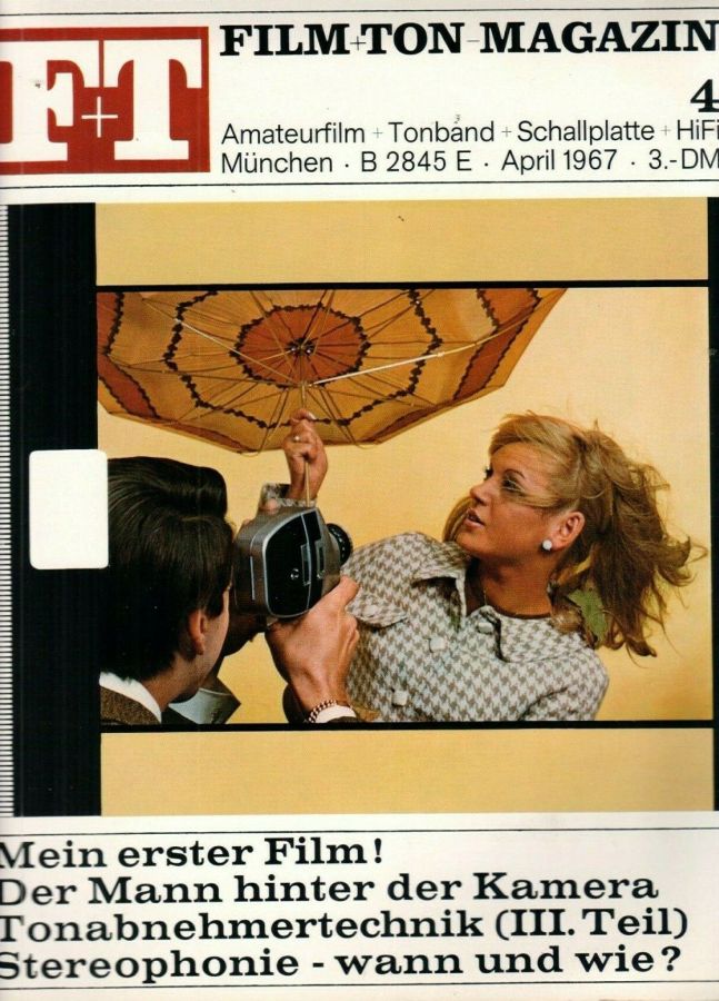 FILM UND TON-MAGAZIN magazine side cover  April 1967