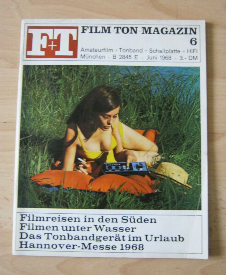 FILM UND TON-MAGAZIN magazine cover  June 1968