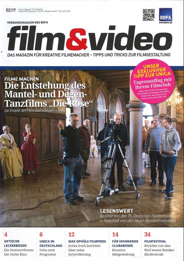 FILM UND VIDEO magazine cover Issue 2   2017