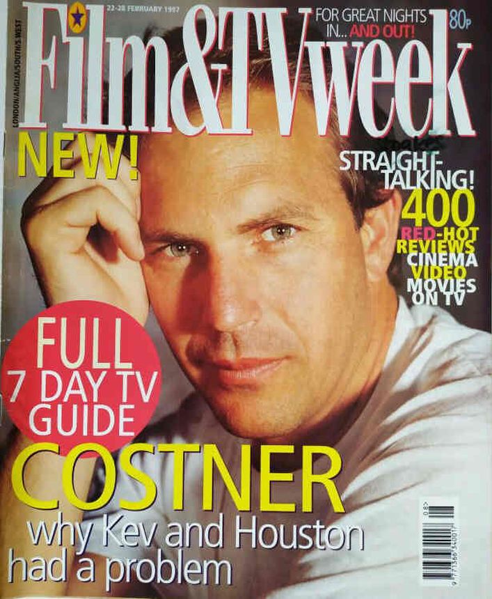 FILM AND TV WEEK magazine side cover 22 February 1997