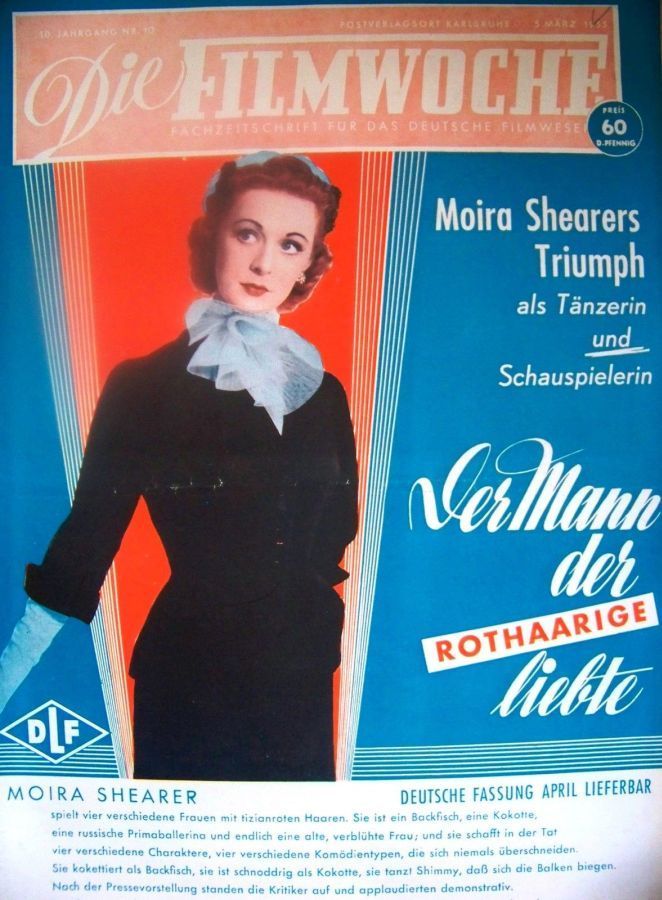 FILMWOCHE magazine side cover Issue 10 5 March 1955