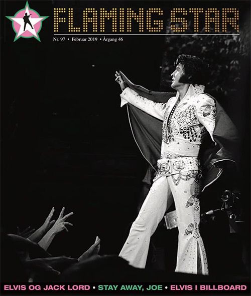 FLAMING STAR magazine side cover Issue 97  February 2019