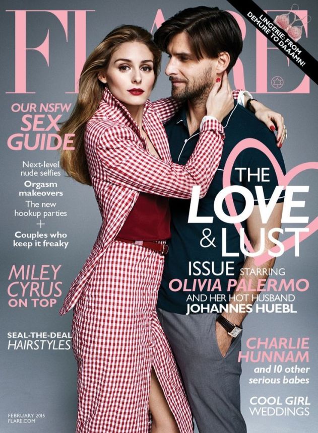 FLARE magazine side cover  February 2015