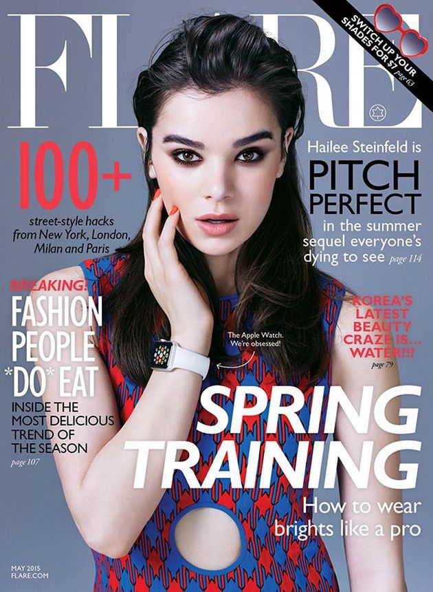 FLARE magazine side cover  May 2015