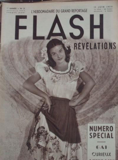 FLASH magazine cover Issue 21 15 June 1950