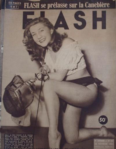 FLASH magazine cover Issue 55 24 February 1951