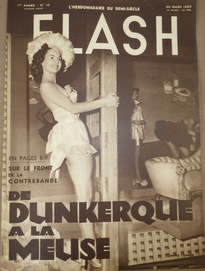 FLASH magazine cover Issue 10 30 March 1950