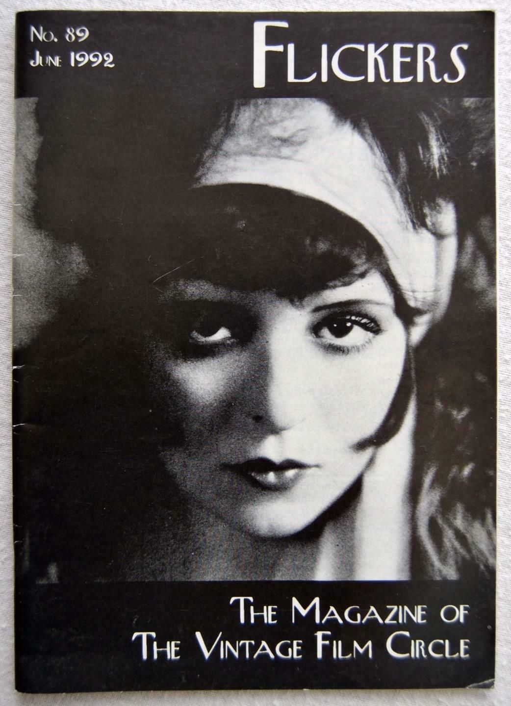 FLICKERS magazine cover Issue 89 June 1992