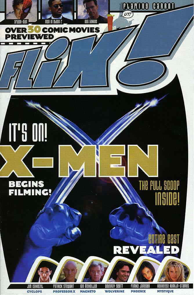FLIX (WIZARD) magazine cover Issue 1   1999