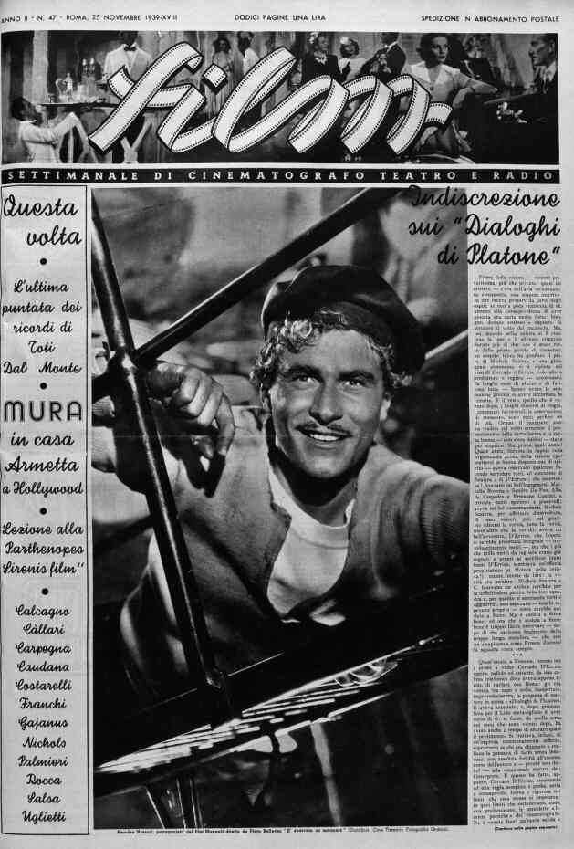 FILM (1938-50) magazine cover Issue 47 25 November 1939