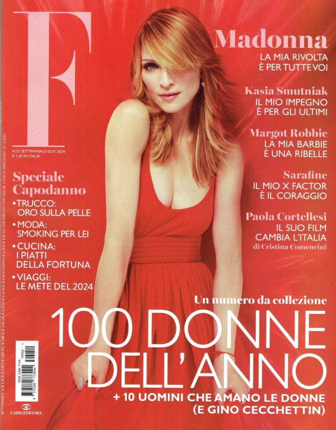 F MAGAZINE magazine side cover 2 January 2024