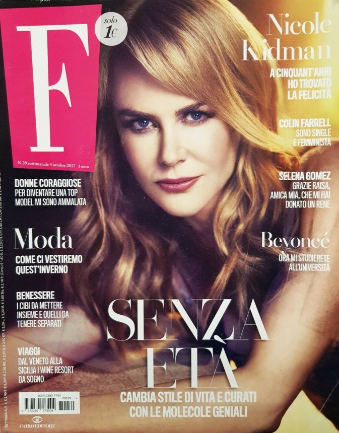 F MAGAZINE magazine cover Issue 39 4 October 2017