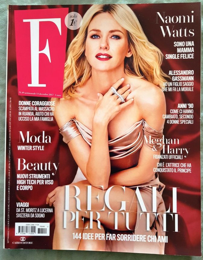 F MAGAZINE magazine side cover Issue 49 13 December 2017