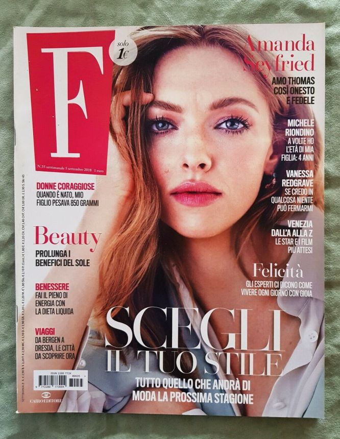 F MAGAZINE magazine cover Issue 35 5 September 2018