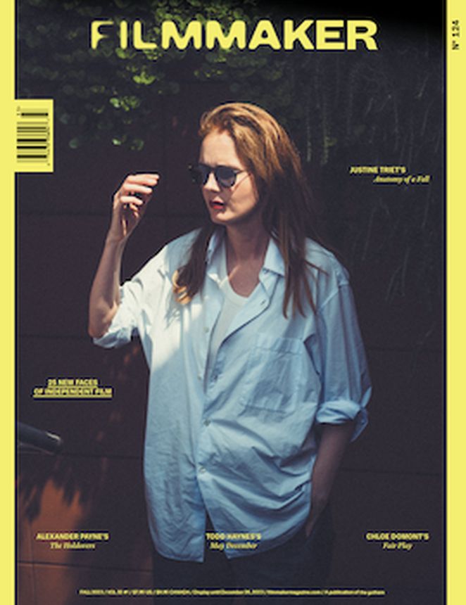 FILMMAKER magazine side cover Issue 124 Fall 2023