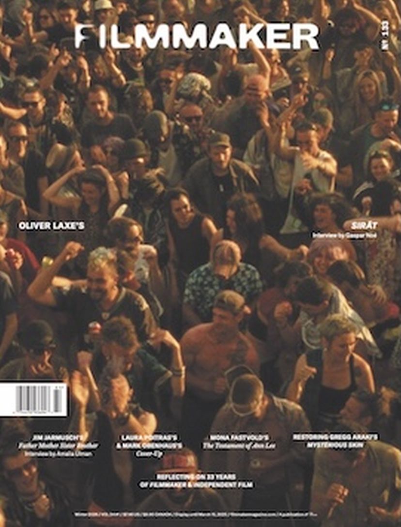 FILMMAKER magazine side cover Winter 2025