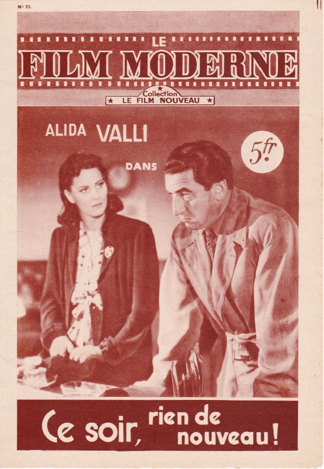 FILM MODERNE | LE magazine cover Issue 13  1947