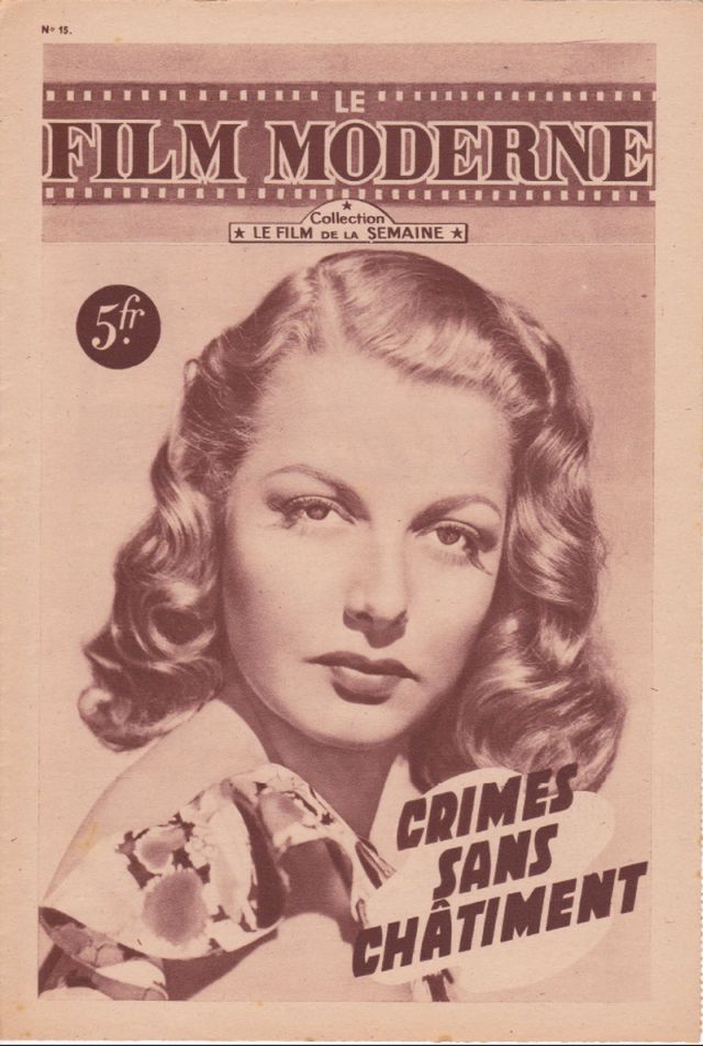 FILM MODERNE | LE magazine cover Issue 15  1947