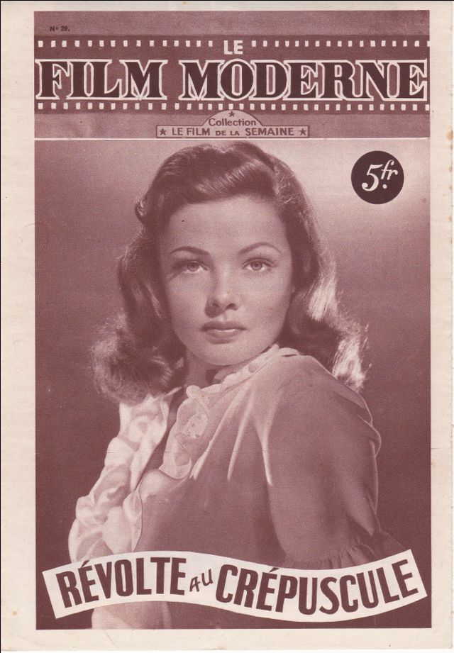 FILM MODERNE | LE magazine cover Issue 20  1947