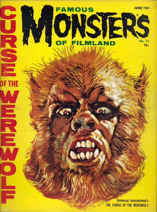 FAMOUS MONSTERS OF FILMLAND magazine cover Issue 12 June 1961