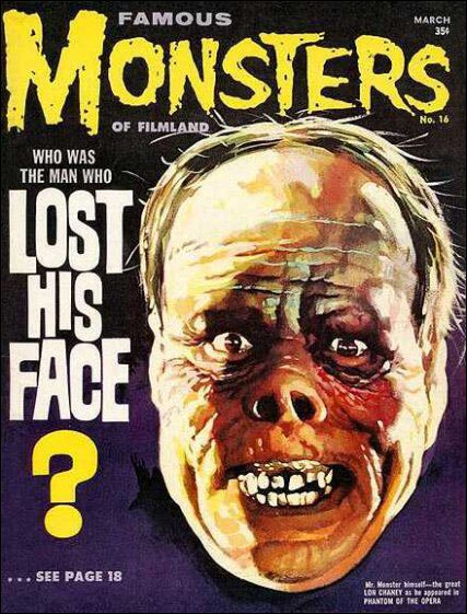 FAMOUS MONSTERS OF FILMLAND magazine cover Issue 16 March 1962