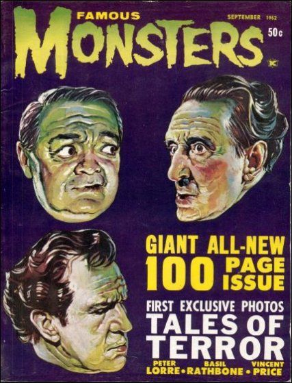 FAMOUS MONSTERS OF FILMLAND magazine cover Issue 19 September 1962