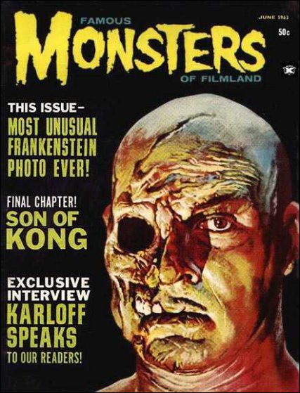 FAMOUS MONSTERS OF FILMLAND magazine cover Issue 23 June 1963