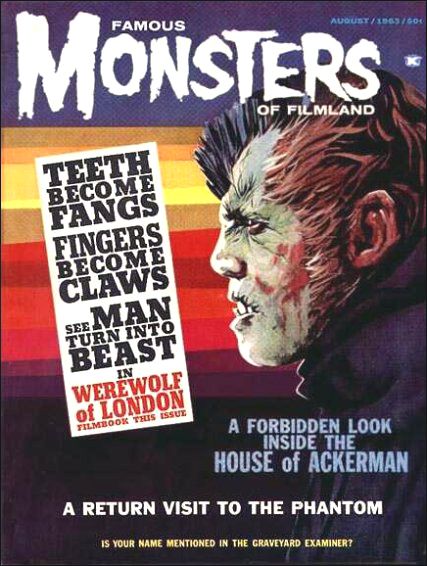 FAMOUS MONSTERS OF FILMLAND magazine cover Issue 24 August 1963