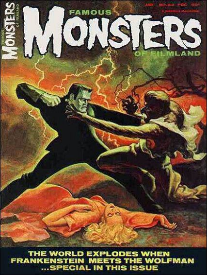 FAMOUS MONSTERS OF FILMLAND magazine cover Issue 42  1967