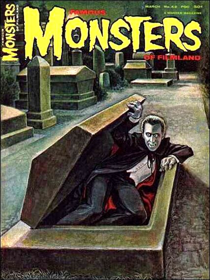 FAMOUS MONSTERS OF FILMLAND magazine cover Issue 43  1967