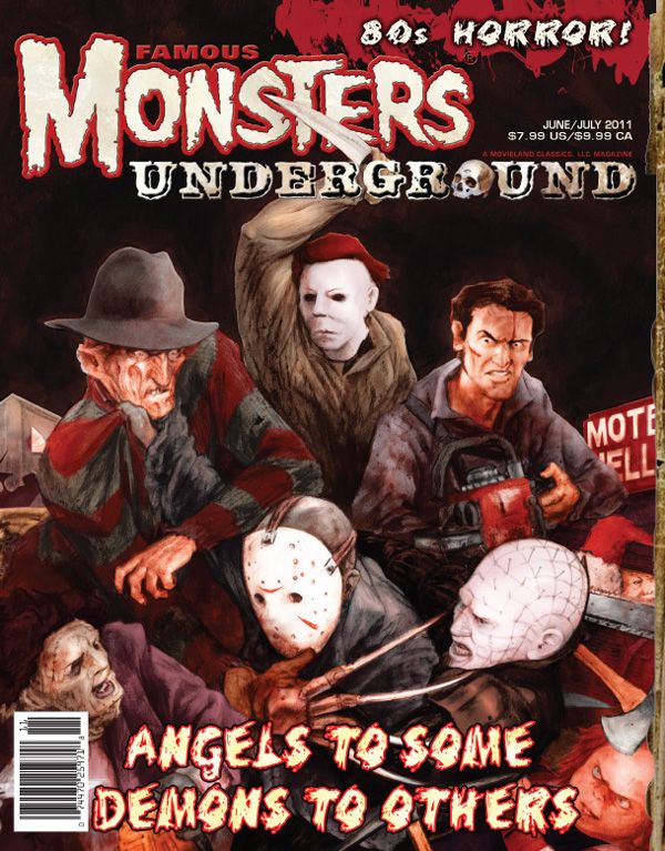 FAMOUS MONSTERS UNDERGROUND magazine cover Issue 1 June-July 2011