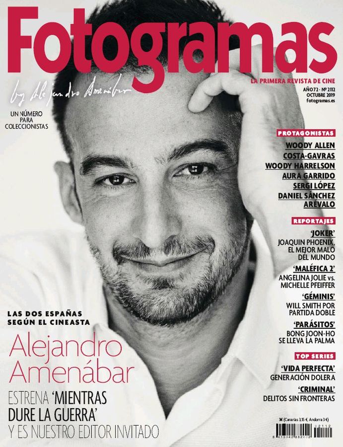 FOTOGRAMAS magazine cover Issue 2112  October 2019