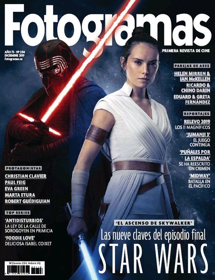 FOTOGRAMAS magazine cover Issue 2114  December 2019