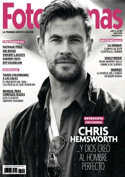 FOTOGRAMAS magazine cover Issue 2119  May 2020