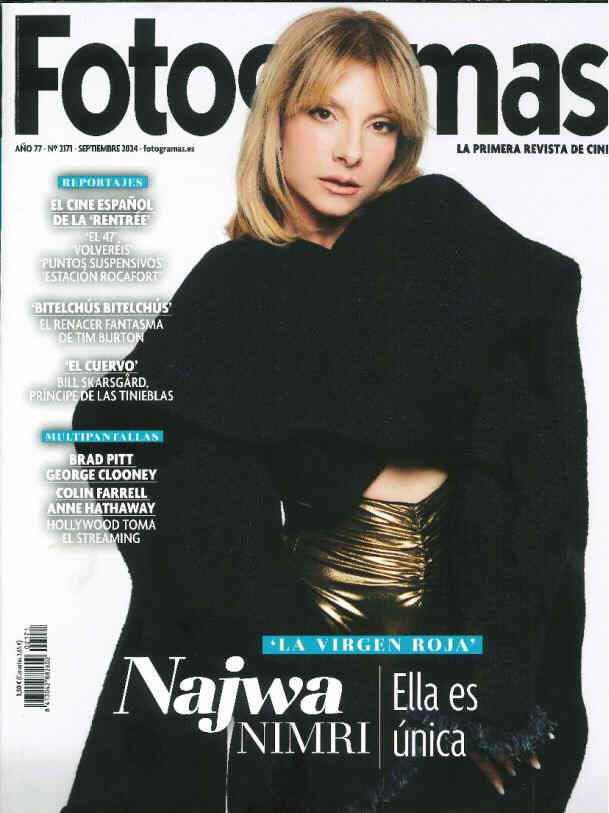 FOTOGRAMAS magazine cover Issue 2171  September 2024