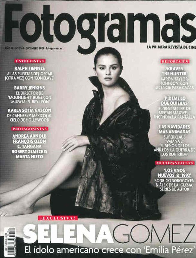 FOTOGRAMAS magazine cover Issue 2174  December 2024