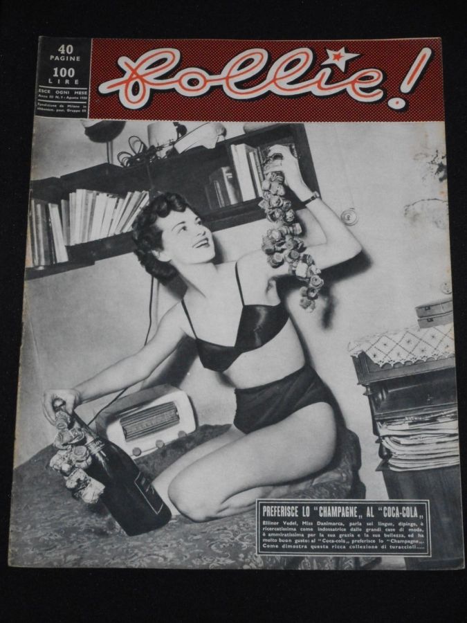 FOLLIE! magazine side cover Issue 9  August 1950