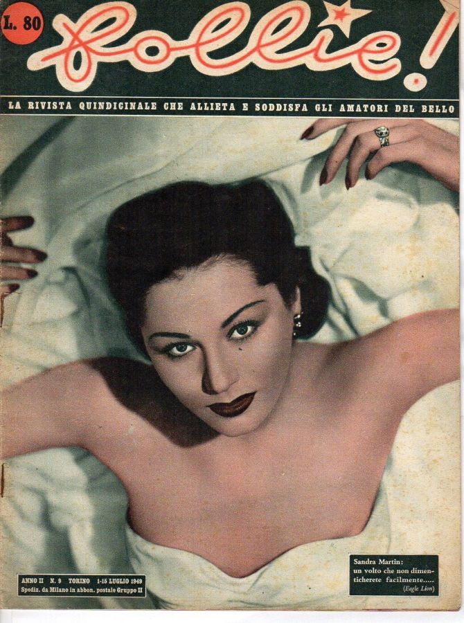 FOLLIE! magazine side cover Issue 9  1949