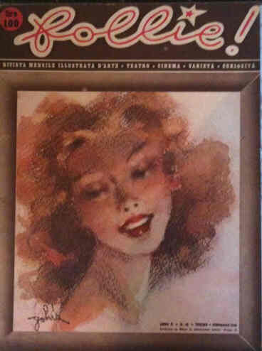 FOLLIE! magazine side cover Issue 16  1949